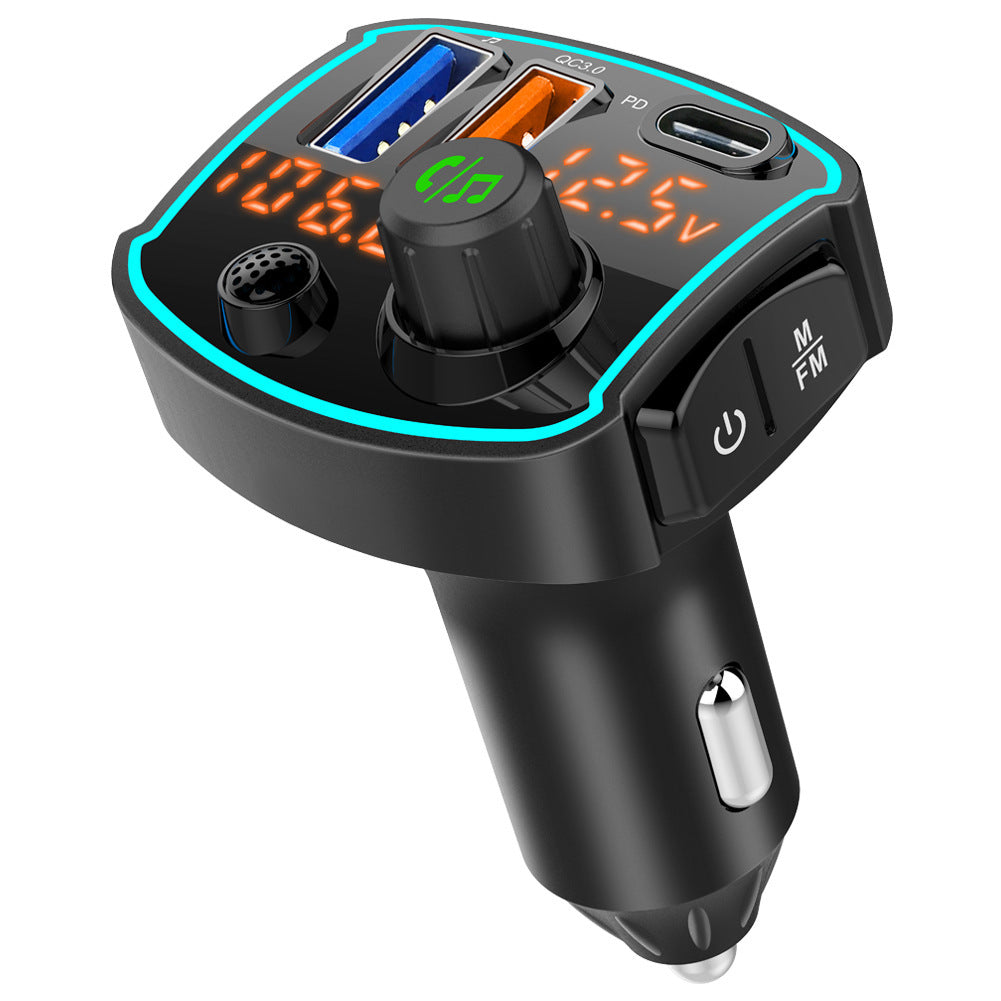 Lecteur MP3 Bluetooth pour voiture – double écran, FM et charge rapide