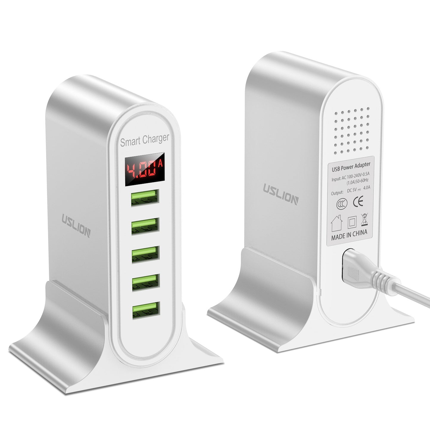 Chargeur de Bureau Intelligent à Affichage LED