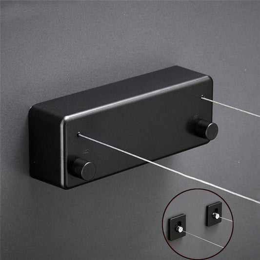 Corde à linge multifonctionnelle en acier – rétractable et télescopique