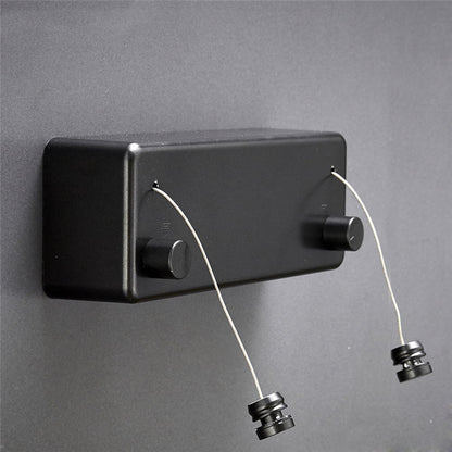 Corde à linge multifonctionnelle en acier – rétractable et télescopique