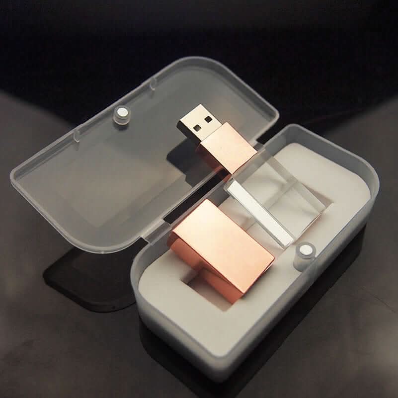 Clé USB Cristal Transparente