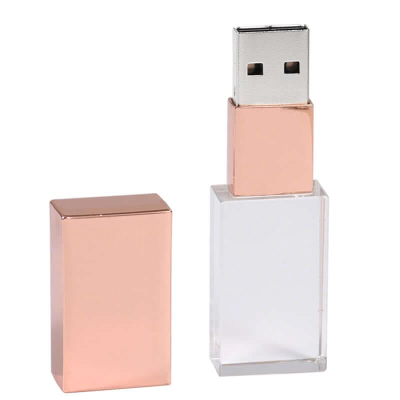 Clé USB Cristal Transparente