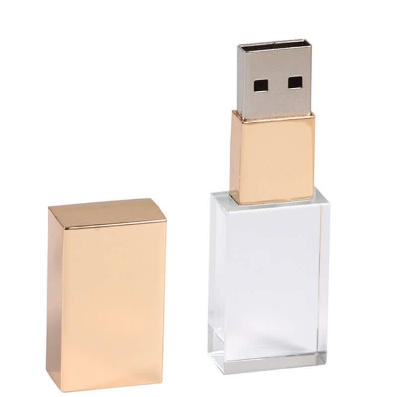 Clé USB Cristal Transparente