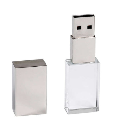 Clé USB Cristal Transparente