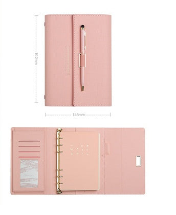 Carnet littéraire en cuir souple – portable et élégant