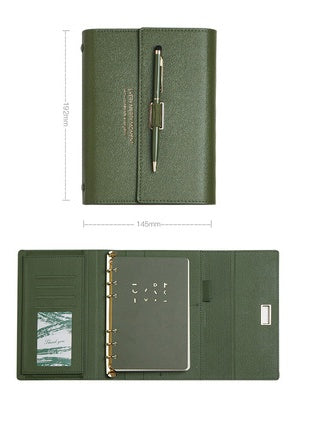 Carnet littéraire en cuir souple – portable et élégant