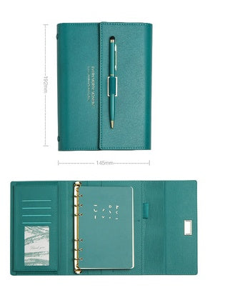 Carnet littéraire en cuir souple – portable et élégant