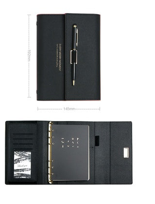 Carnet littéraire en cuir souple – portable et élégant