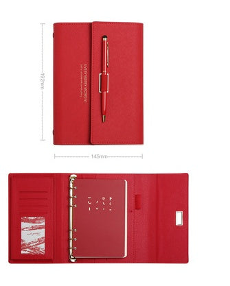 Carnet littéraire en cuir souple – portable et élégant