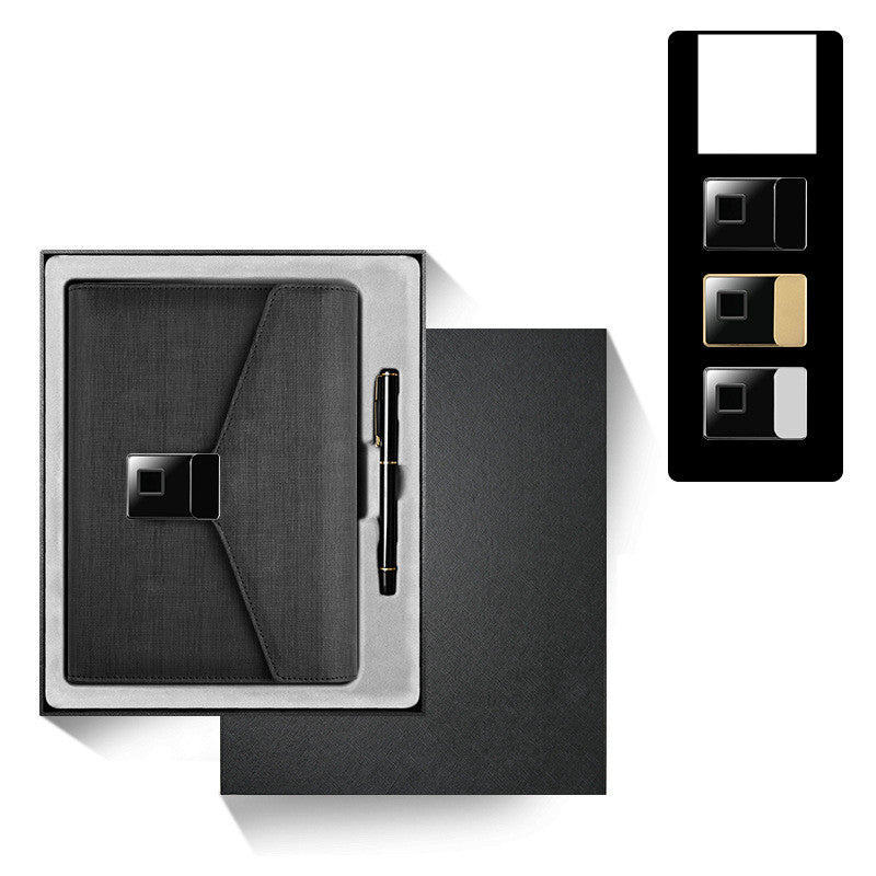 Carnet multifonction – verrouillage par empreinte digitale et recharge sans fil