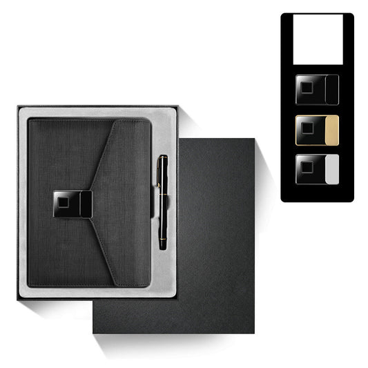 Carnet multifonction – verrouillage par empreinte digitale et recharge sans fil