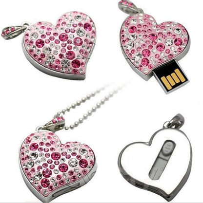 Clé USB Cœur Bijou
