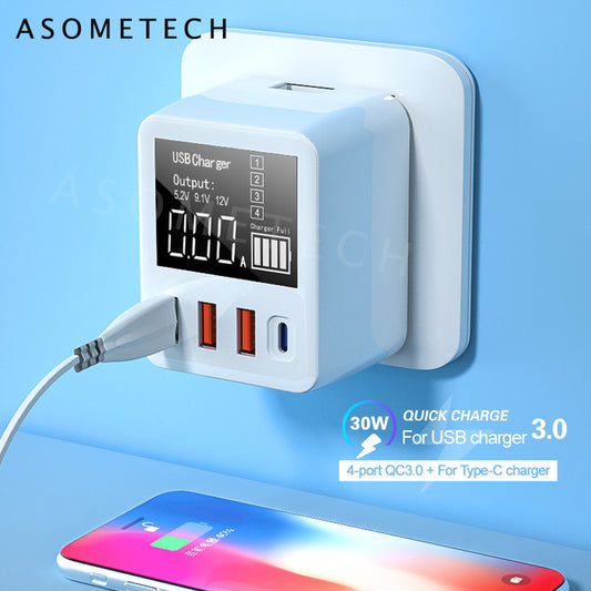 Chargeur de voyage USB 4 ports