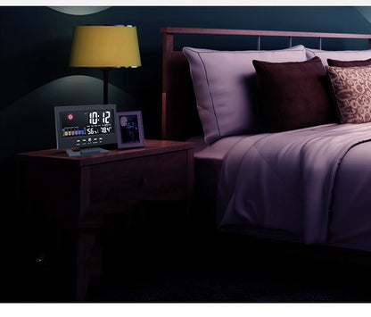 Creative LED Color Screen Weather Forecast Clock