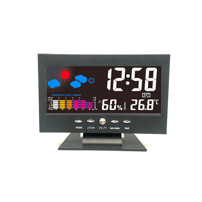 Creative LED Color Screen Weather Forecast Clock