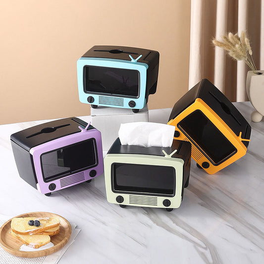 Boîte à mouchoirs TV