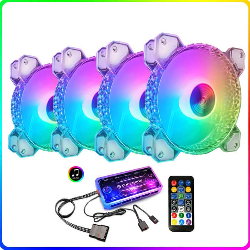 Ventilateur PC RGB 12 cm