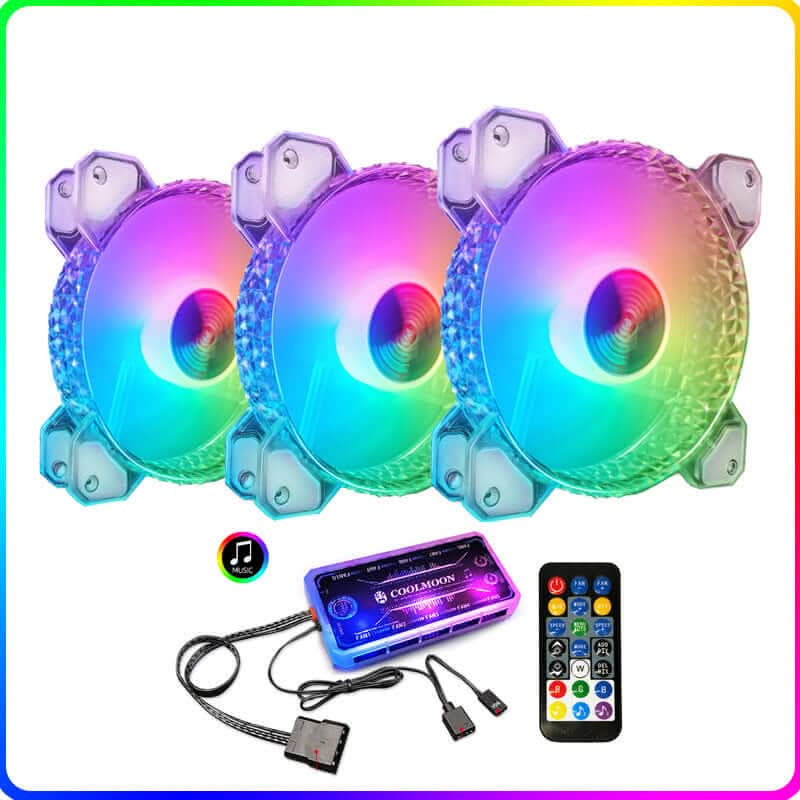 Ventilateur PC RGB 12 cm