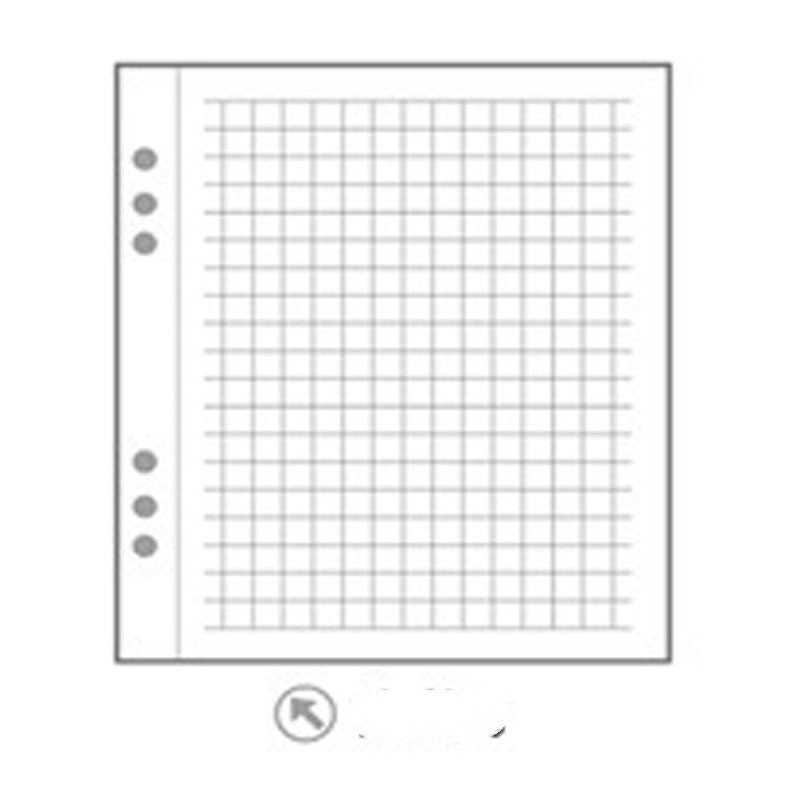 Carnet Monochrome – recharge universelle 6 trous, cahier étudiant à feuilles mobiles