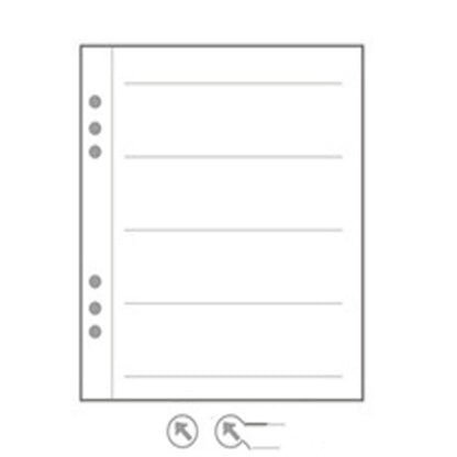 Carnet Monochrome – recharge universelle 6 trous, cahier étudiant à feuilles mobiles