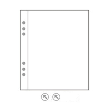 Carnet Monochrome – recharge universelle 6 trous, cahier étudiant à feuilles mobiles