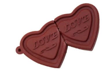 Clé USB mignonne en forme de chocolat