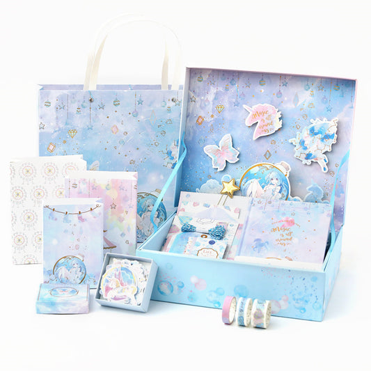 Set cadeau carnet rétro – coffret antique, mignon et simple