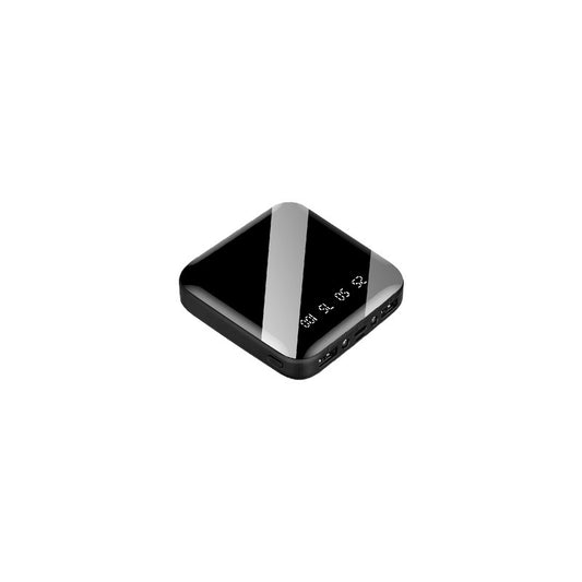 Mini batterie externe haute capacité 20 000 mAh – écran miroir LED, charge rapide, câble intégré