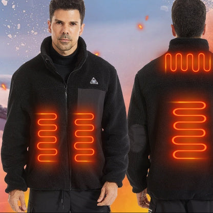 Manteau chauffant intelligent Manteau chauffant électrique à trois commandes et quatre zones