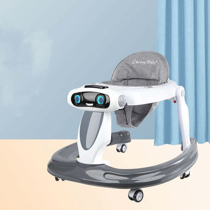 Multifunctional anti-rollover baby and child walker