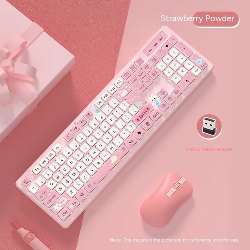 Clavier filaire Milk Tea Rabbit