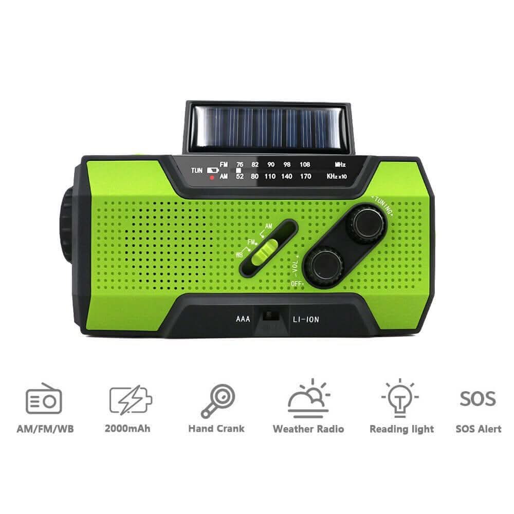 Radio Solaire à Manivelle