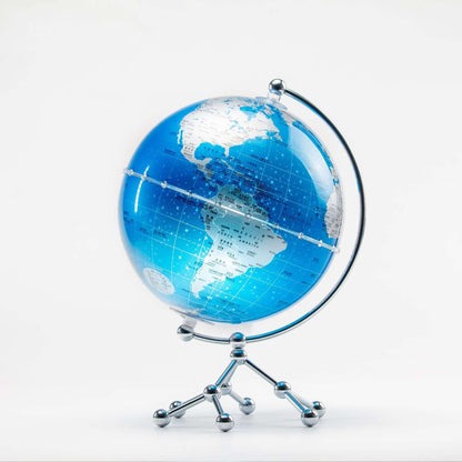 Globe terrestre lumineux