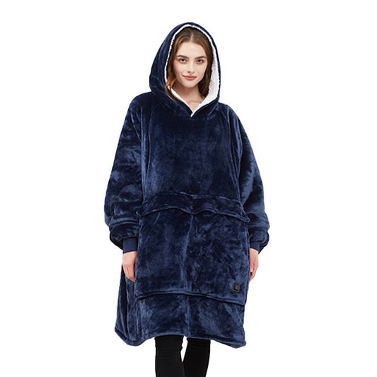 Couverture Chauffante à Capuche