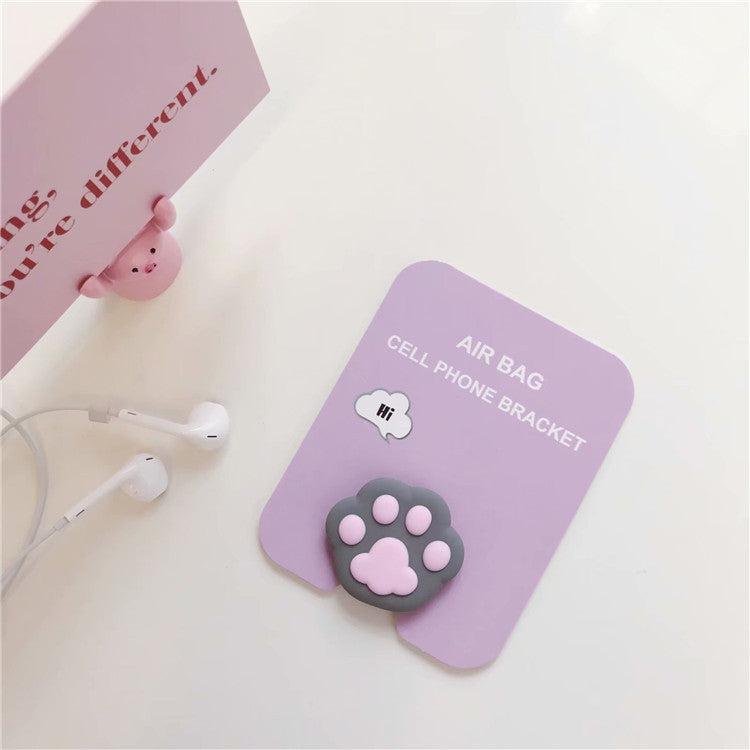 Support de téléphone avec anneau paresseux – airbag cartoon