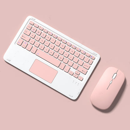 Souris sans fil silencieuse avec clavier tactile