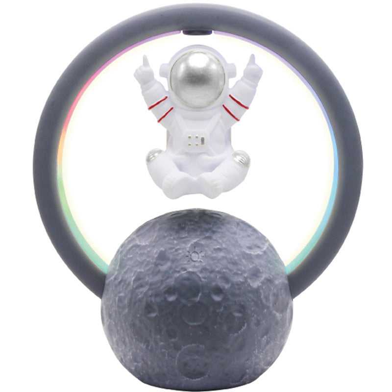 Suspension créative astronaute lévitation magnétique haut-parleur Bluetooth caisson de basses sans fil décoration de la maison cadeau d'anniversaire petit ami