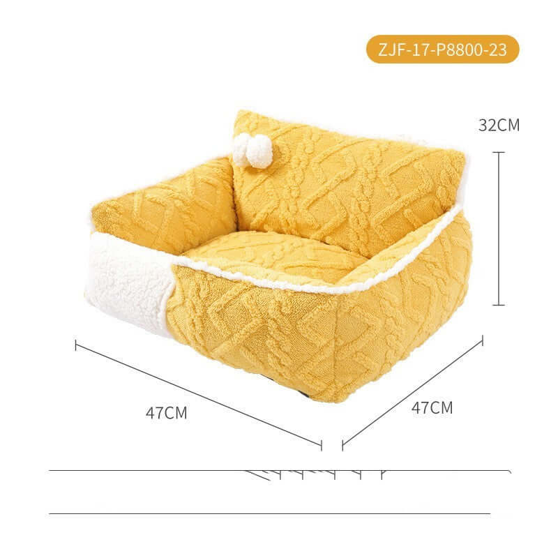 Nid pour Chat en Forme de Fromage