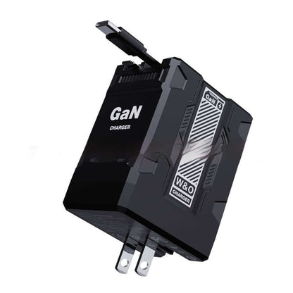 Prise de charge rapide en nitrure de gallium F2, câble flexible double