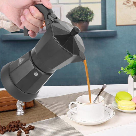 Cafetière Moka Électrique Italienne en Aluminium