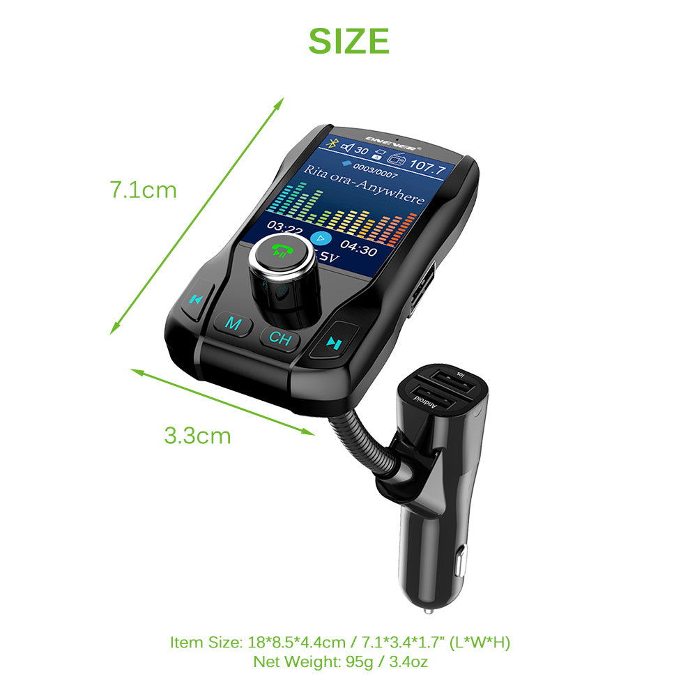 Transmetteur FM Bluetooth pour Voiture