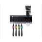 Support mural multifonction pour brosses à dents – stérilisation UV, séchage, distributeur automatique