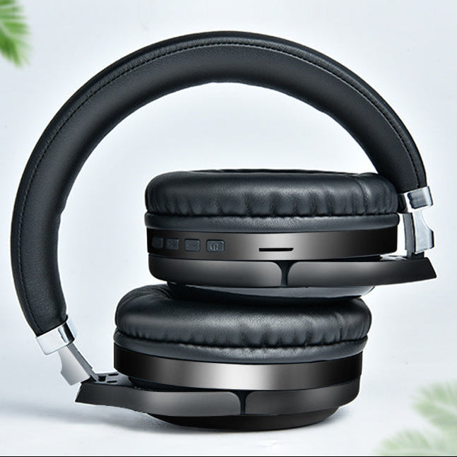 Casque pliable sans fil – stéréo Bluetooth, design compact, autonomie longue durée