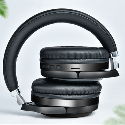 Casque pliable sans fil – stéréo Bluetooth, design compact, autonomie longue durée