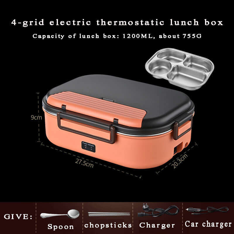 Lunch Box Électrique à Compartiments