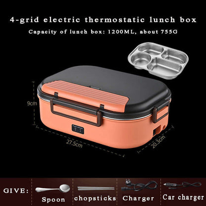 Lunch Box Électrique à Compartiments