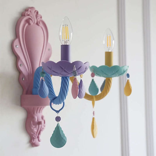 Applique murale en cristal