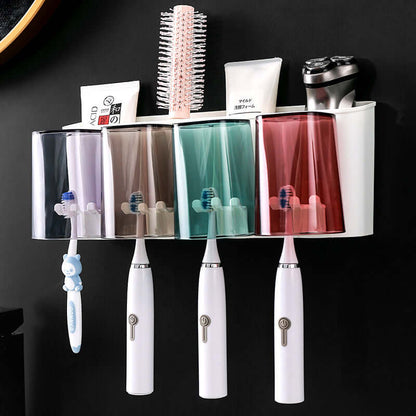Porte-brosse à dents mural sans perçage