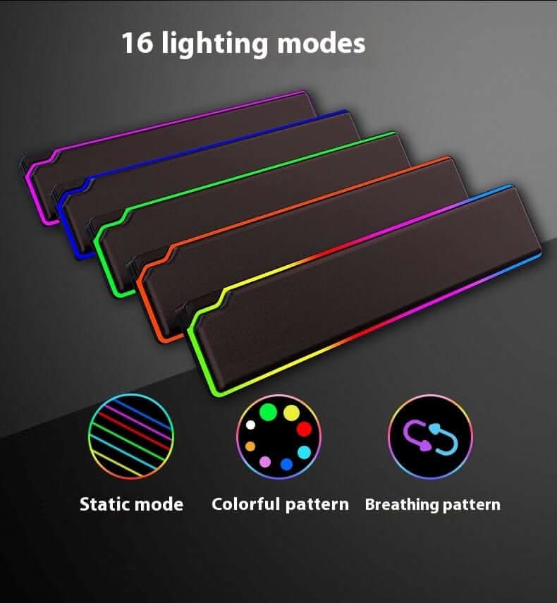 Support de Clavier RGB avec Repose-Poignet