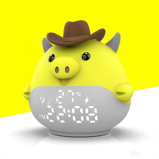 Bedside bell luminous cartoon electronic clock